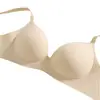 Sujetador de Gelatina sin Costuras Tallas Grandes Europeo y Americano Cuello en V Copa Integrada Estilo Delgado Invisible Para Busto Grande Hace Que Parezca Más Pequeño Cómodo Hermoso Espalda Sujetador