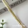 Renda de Centopeia Borboleta Estilo Chanel para Roupas de 1cm com Fio Dourado e Prateado Trançado Acabamento de Luxo para Jaquetas, Sapatos e Acessórios de Decoração de Chapéus