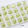 Colar de Joias Dongzhou Cristal Pedra Redonda Flor Pontiaguda Costas Pontiagudas Strass Inlaid com Diamantes Acessórios DIY Strass de Vidro Customização