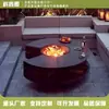 Calentador de Fuego Real, Chimenea para el Hogar, Decoración de Patio, Fogata de Alcohol, Villa Taibao Weimai, B&B al Aire Libre