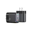 Cargador de Nitruro de Galio Transfronterizo de 45W Adecuado para Teléfonos Apple 17 y Android, Adaptador de Carga Rápida Multi-Puerto