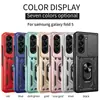 Adequado para Capa de Celular Samsung Z Fold6, Anti-Queda Transfronteiriça Z Fold5 Estilo Armadura Janela Deslizante Capa Protetora Dobrável