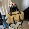 Bolsa de Viaje Modelo Nuevo 2026 con Separación Húmeda y Seca, Bolsa de Gimnasio de Gran Capacidad con Compartimento Independiente para Zapatos, Bolsa Deportiva para Acampar de Mano y Cruzada