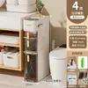 Estante de almacenamiento para baño gabinete para huecos de baño gabinete de almacenamiento para inodoro gabinete de almacenamiento para inodoro gabinete lateral para inodoro estrecho