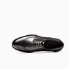 Zapatos de Cuero Brogue para Hombre, Zapatos Formales de Cuero Británicos, Zapatos de Boda para Hombre, Zapatos Casual de Negocios con Suela Gruesa para Hombre, Modernos