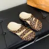 Tamancos Estilo Coreano com Estampa de Desenho para Mulheres, Sandálias de Uso Duplo Antiderrapantes de Solado Macio para Uso Externo no Verão, Sapatos para Praia e Jardim