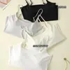 Tirantes Finos, Camisola Sin Costuras de Seda Hielo, Copas Fijas, Delgada, Cómoda, Color Piel, Transpirable, Ropa Interior para Niña, Espalda Hermosa