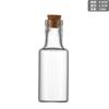 Venta al por mayor de botellas de vino pequeñas, de bayoneta, de corcho, de vidrio transparente, de fondo plano, tipo tubo, a la deriva, de los deseos.