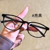 Los ojos de miopía con montura TR90 ultraligera se pueden equipar con montura ovalada femenina de altura, montura de gafas retro nerd, venta al por mayor