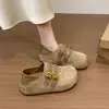 Zapatos Birkenstock Retro Completamente Cubiertos que Aumentan la Altura para Mujer 2026 Otoño Nuevo Estilo Suela Gruesa Versátiles Casuales Mocasines sin Cordones