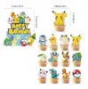 En Stock Pikachu Pokemon Tema de Cumpleaños Decoraciones Banner Bandera Globo Set