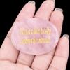 2144-Piedra de Palma de Cristal Natural, Piedra Cruda de Cristal con Grabado, Piedra para Aliviar la Preocupación, Piedra de Ánimo, Pulsera DIY al por Mayor