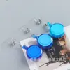 Fivela de Puxar Fácil de ABS Fivela Telescópica Fivela para Crachá de Identificação Porta-Cartão Redondo de Puxar Fácil Crachá de Trabalho Fivela para Pendurar Fivela de Marca de Fábrica