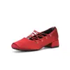 Zapatos de Mujer Jingang ZX35108 Mary Jane de Punta Cuadrada Moda Nueva 2026 Zapatos de Tacón Grueso Versátiles de Tacón Medio