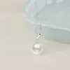 Perla de Agua Dulce Natural Plata de Ley 925 Diseño de Nicho para Mujer Lujo Accesible Colgante de Hoja Estilo Ins Colgante de Regalo de Cumpleaños