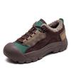 Sapatos de Algodão Baixos Jiejie de Xangai para o Inverno, Novos, com Forro de Lã, Quentes, com Couro de Vaca, Retro, Sola Grossa, Leves, Confortáveis, para Mulheres