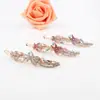 Versión coreana directa de fábrica del nuevo clip en forma de corazón con diamantes de imitación, accesorios para el cabello, clip lateral, clip femenino, puesto de suministro de comercio exterior