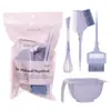 Kit de Ferramentas para Tingir o Cabelo, Tigela para Óleo de Tingimento, Misturador, Cuidados com o Cabelo, Pente Dupla Face para Tingimento, Espremedor Multifuncional para Pasta, Raspador