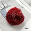 Cabeza de Flor de Clavel Simulada Decoración del Hogar Adornos DIY Bola de Pelo de Colores Flores Artificiales Escenario de Salón de Bodas Pequeños Adornos
