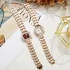 Pulsera Reloj con Strass Textura Cristal para Mujer Lujo Ligero Moda de Nicho Reloj de Pulsera para Mujer Venta al por Mayor