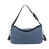 Bolso de mezclilla para mujer, bolso cápsula, bolso olla, nuevo bolso de mano de nicho de lujo ligero, bolso de hombro cruzado, bolso tipo dumpling