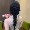 Pinza de Clip con Lazo de Malla y Gypsophila para Bebé, Pasador de Pelo de Gama Alta para Cola de Caballo Baja, Accesorios para el Cabello en la Parte Posterior de la Cabeza