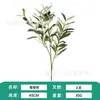Ramos de Oliveira Simulados Transfronteiriços com Frutos Folhas de Oliveira Floresta Casamento Arranjo de Flores Decoração de Fundo Ramos de Oliveira