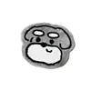 Alfombra Flotada de Cachorro Lindo, Felpudo para Puerta de Entrada, Alfombra para Sala de Estar, Dormitorio, Mesita de Noche, Alfombrilla de Piso Súper Suave, Absorbente de Agua, Antideslizante