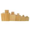Bloco de Madeira de Pinus Cúbico Bloco de Madeira Pequeno Cúbico de Pinus Bloco de Construção de Madeira Maciça Material para Fazer Modelos Artesanais Diy de Pinus