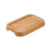Platos de Melamina Imitación Madera para Uso Comercial en Restaurantes de Hot Pot, Platos para Barbacoa, Platos para Buffet, Platos Rectangulares Especiales para Carne de Res, Vajilla de Plástico