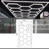 Fornecimento de fábrica de carro de beleza estação de manutenção lâmpada de favo de mel LED Jiugongge caixa de luz superior sala de lavagem de carros top luz