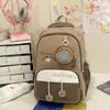 Mochila Nueva Estilo Japonés Estilo Ins Ligera y Elegante de Gran Capacidad para Niñas, Adecuada para Estudiantes de Secundaria