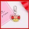 Pingente de Placa de Texto Acrílico de Dupla Face de Natal Fofo Árvore de Natal Papai Noel Pingente de Bolsa Chaveiro Pequeno Presente