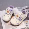 Zapatos para Niña Otoño Nuevo Estilo Zapatos Deportivos para Niños Superficie de Cuero para Niña Zapatos de Entrenamiento Alemanes Versátiles Antideslizantes para Correr Zapatos Blancos