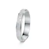 Anillos Frosted de Acero Inoxidable Nuevos Transfronterizos, Joyería de Moda Simple y a la Moda Estilo Ins, Anillos de Pareja