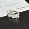 Colección Flash Diamond, Diamantes de Colores de Moda, Anillos de Alta Gama con Incrustaciones de Piedras Preciosas de Colores, Anillos de Lujo Accesible con Diseño de Nicho Estilo Fresco para Mujer