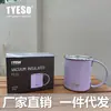 TYESO Taishuo caneca de café com alça caneca de chá copo térmico de aço inoxidável caneca de grande capacidade para escritório