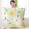 Cojín Decorativo Extra Grande para Sofá con Diseño Floral Pastoral, Estilo Lujo Ligero, Adecuado para Sala de Estar, Oficina, Coche, Cabecera, Dormitorio