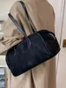 Novedad Otoño 2026 Diseño de Nicho Bolso Retro Gran Capacidad Color Sólido Trabajo Viaje Bolso de Mano Boston