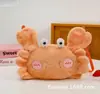 Bolsa de Pelúcia Desenho Animado Moeda Boneca de Pelúcia Desenho Animado Kuromi Melody Urso Bolsa de Armazenamento Boneca Pegadora