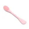Cepillo de Silicona para Mascarilla de Doble Cabeza para Exfoliar, Limpiar Poros, Cepillo Limpiador Facial, Cepillo Aplicador de Mascarilla de Barro, Herramienta de Belleza