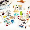 Pegatinas Troqueladas de la Sociedad de Poesía en Papel, Pegatinas para Diario, Pegatinas Impermeables Transfronterizas, Pegatinas para Niños, Pegatinas para Material de Diario de Mascotas