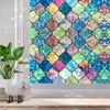 Adesivos de Vidro Atacado, Adesivos de Vidro Laser Arco-Íris Espessados, Adesivos de Porta de Vidro Translúcidos e Opacos, Adesivos de Janela