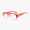 2026 Moda Retro Europea y Americana Nueva Gafas de Sol de Doble Puente para Hombres y Mujeres, Protección UV YT135