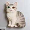Soldierline Figura 1/6 Gato Juguete Nuevo Imán de Refrigerador de Resina Animal de Dibujos Animados Personalizado Cabello Realista Creativo
