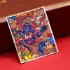 Dzambala Negro pintado tibetano pintura Thangka pintada a mano lienzo central impresión microchorro Thangka cultural y creativo Zakiralam al por mayor