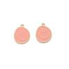 Nuevo Colgante Lindo de Cara Sonriente DIY Aleación Pintura Goteo de Aceite Accesorios de Joyería Simple Adorno para la Cabeza Pendientes Colgante