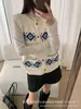 Chaleco de Punto Songen para Mujer, Nuevo Otoño/Invierno Estilo Coreano Cuello Redondo Jacquard Sin Mangas, Cárdigan Suéter Capa Juvenil