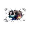 Fanxi Novo produto furo adesivos de parede Impact Planet Creative Background adesivos de parede Adesivos de piso FX64023