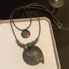 Collar de peluche de otoño e invierno para mujer, bonito y creativo suéter de dibujos animados, accesorios de alta gama, cadena larga para suéter.